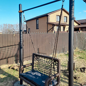 СК-43/2 Качели кресло со спинкой на стойках